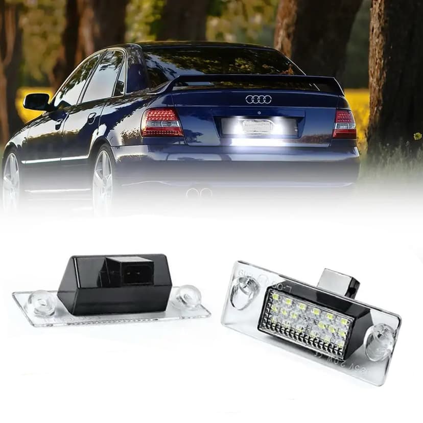 LED Плафони За Регистрационен Номер За:Audi A3/S3;A3 8L Facelift;A4 B5
