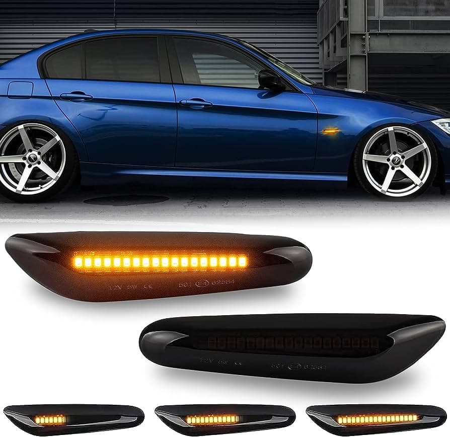 Динамични Бягащи Мигачи За:BMW E46;E60;E61;E81;E82;E83;E84;E87;E88;E90;E91;E92;E93