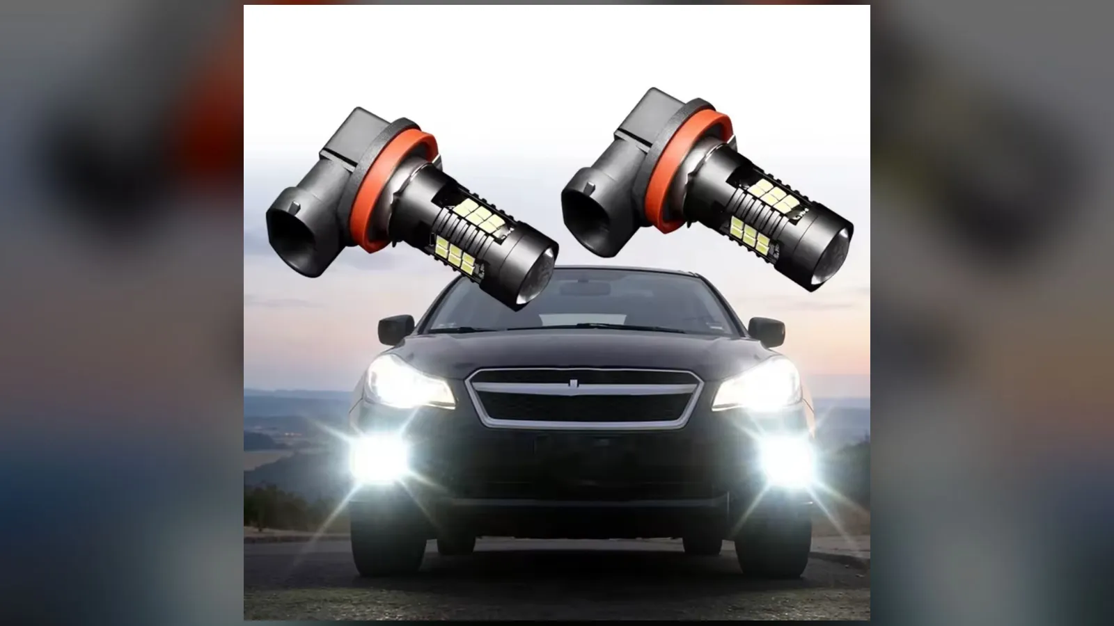 LED крушки за фарове за мъгла H11, H8, H1, H3: бели или жълти?