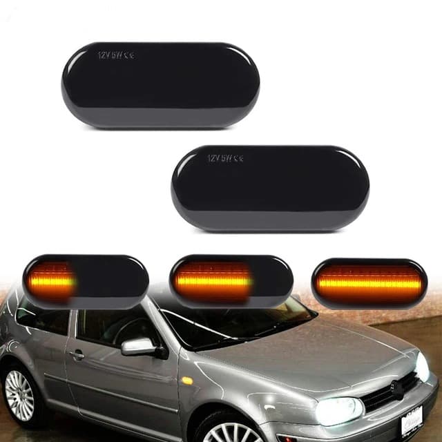 Динамични Бягащи Мигачи За:Ford C-Max;Galaxy;Fiesta;Focus;Fusion; Seat Cordoba;Ibiza;Leon;Toledo;Skoda Octavia;Volkswagen Bora;Golf 3/4;Lupo;Passat;Polo;Sharan;Vento