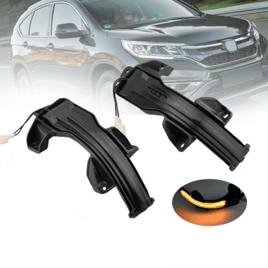 Динамични Бягащи Мигачи За Огледала За:Honda Accord;Amaze;Brio;BR-V;CR-V;City;Freed;Fit Jazz;Greiz;HR-V;Odyssey;Passport;Pilot;Ridgeline;Vezel;XRV