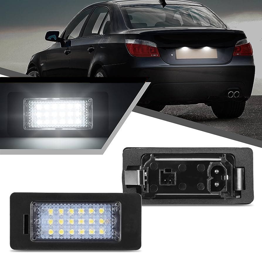 LED Плафони За Регистрационен Номер За: BMW E39;E60;E61;E70;E71;E82;E83;E84;E86;E87;E88;E90;E91;E92;E93;F10;F11;F15;F16;F20;F21;F22;F23;F25;F26;F30/6;F45;F80;F83;M5