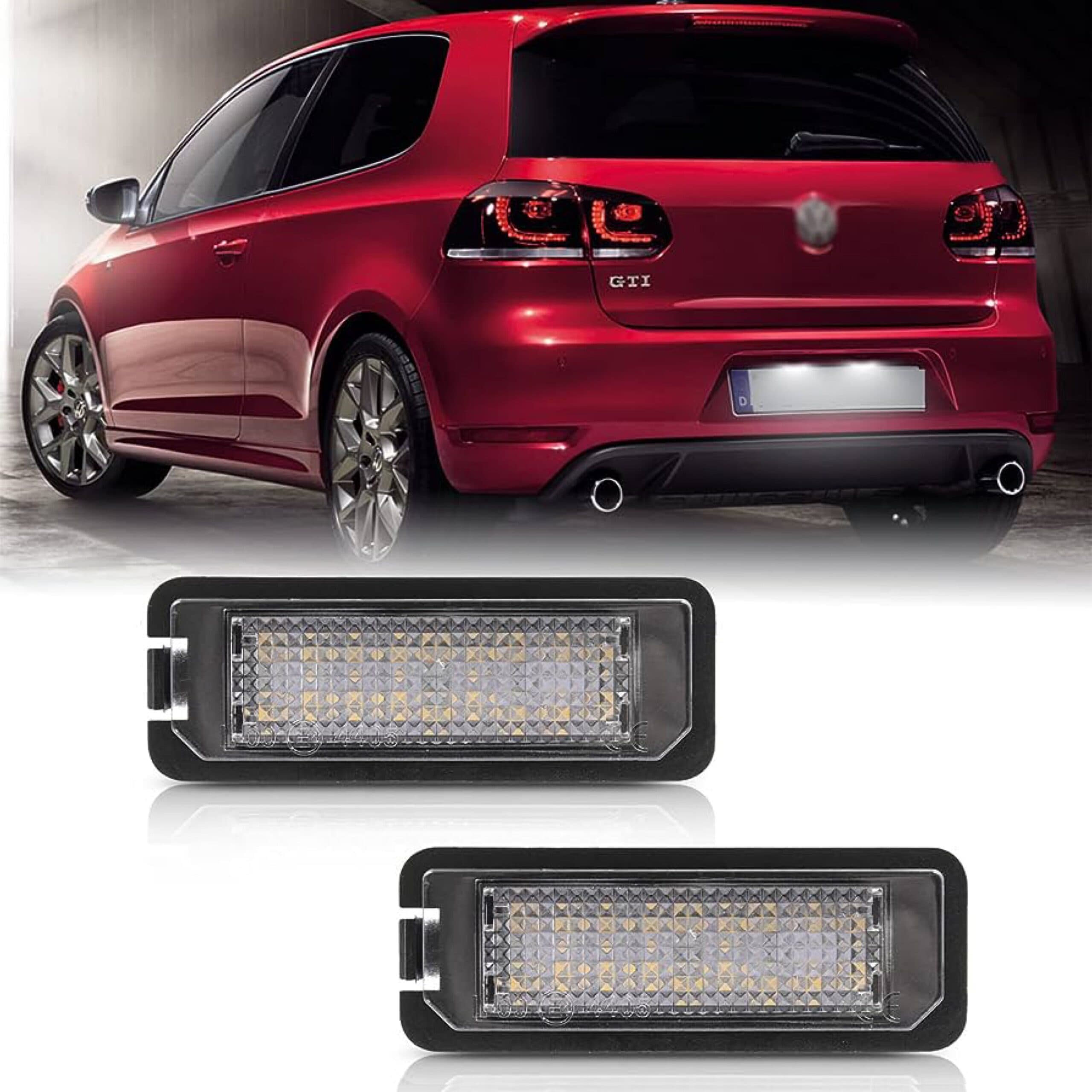LED Плафони За Регистрационен Номер За:Volkswagen Amarok;Golf 4/5/6/7;Lupo;Passat CC;Passat B6/B7;Phaeton;Polo;Scirocco;CC;Seat Altea;Exeo;Ibiza;Leon;Toledo;Skoda Suberb;Porsche Carrera;Cayenne;Cayman