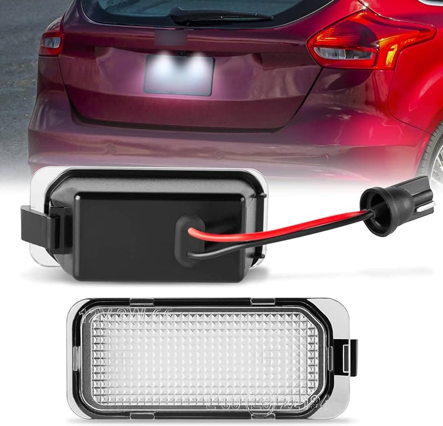 LED Плафони За Регистрационен Номер За:Ford B-Max;C-Max;Escape;Explorer;Focus;Fiesta;Kuga;Mondeo;Ranger;S-Max