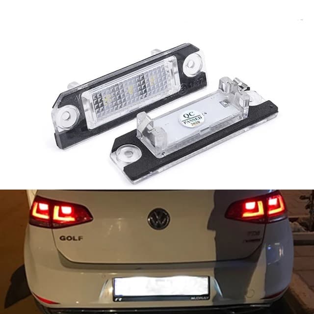 LED Плафони За Регистрационен Номер За:Volkswagen Golf 4/5;Lupo;Passat B6;Polo 9N