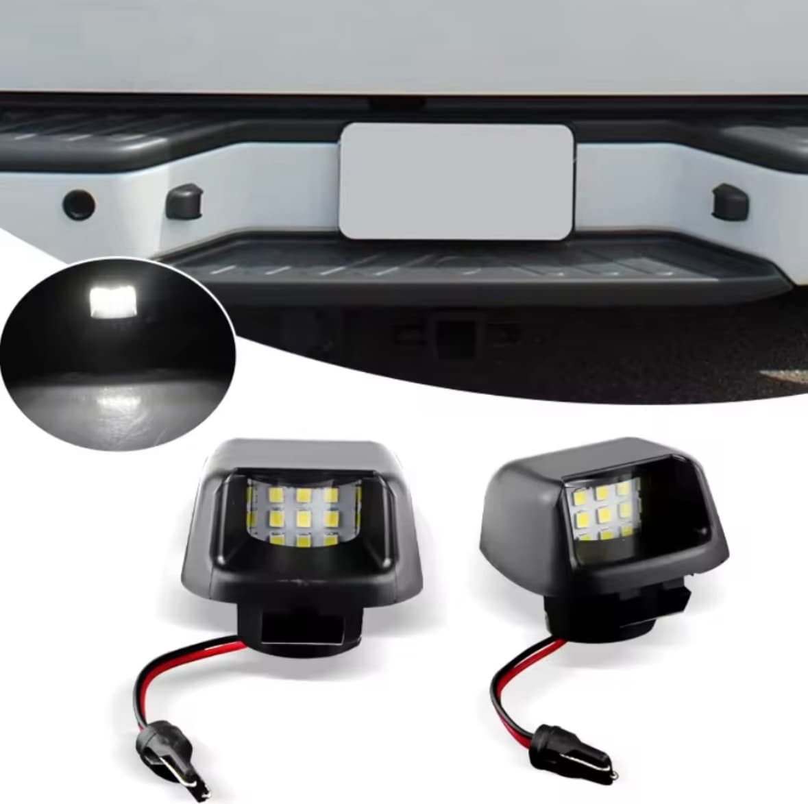 LED Плафони За Регистрационен Номер За:Nissan Navara;Armada;Titan;Xterra; Suzuki Equator