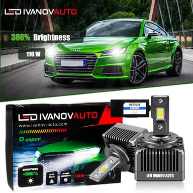 LED Заместител на Ксенон D5S 110W 6000K