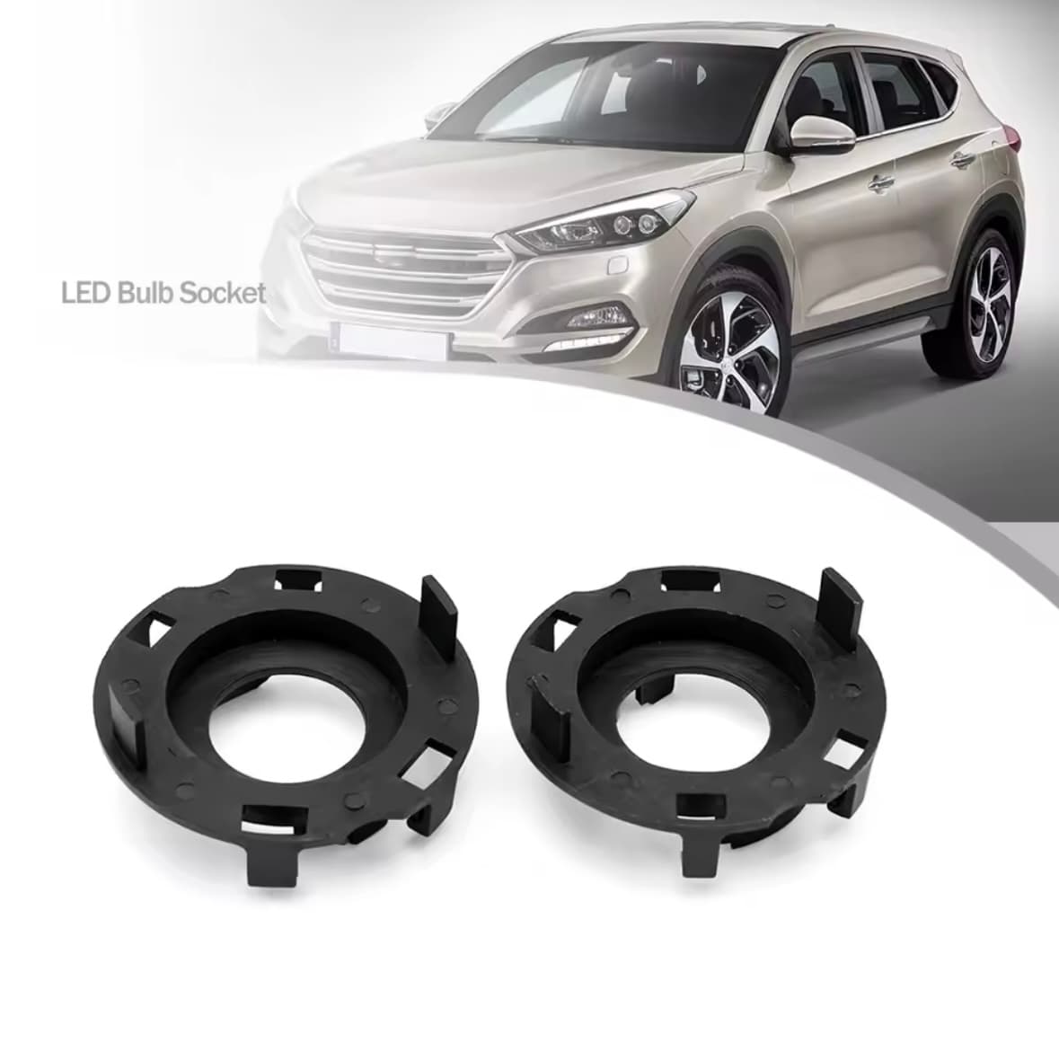 Преходници За LED Крушки H7 За:Hyundai Tucson;Ioniq;I30;Elantra;Kia Cerato Forte;Sedona Carnival;Forte
